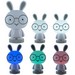 Светильник-ночник LED с аккумулятором Bunny Kite, белый - №4