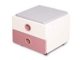Тумба до парти Oxford White
