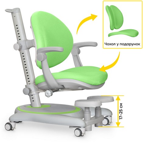 Детское кресло Mealux Ortoback Plus Green - №1
