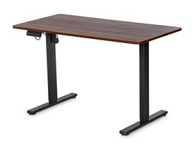 Стіл Mealux PowerDesk Lite Walnut з електрорегулюванням висоти