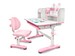 Комплект мебели (стол + стульчик + полка) Evo-kids BD-29 Panda XL Pink - №3