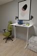 Комплект Mealux PowerDesk Lite White + Leo Air Plus Green - №3