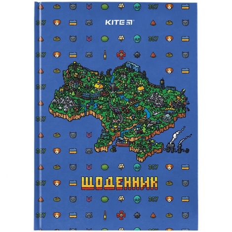 Дневник школьный, твердая обкл, Map - №1