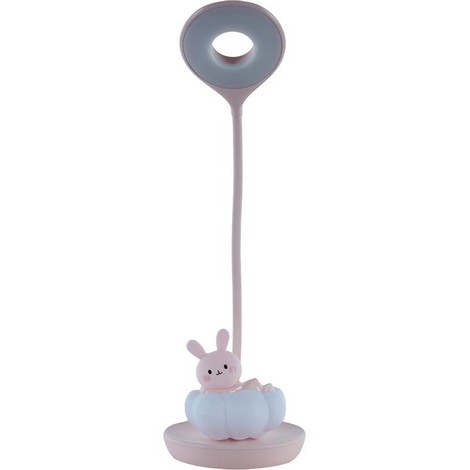 Настольная лампа LED с аккумулятором Cloudy Bunny Kite, розовый - №1