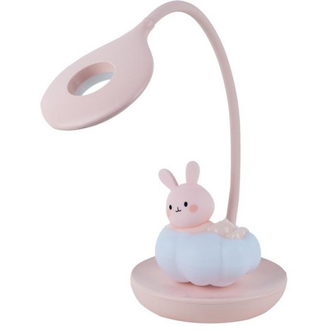 Настольная лампа LED с аккумулятором Cloudy Bunny Kite, розовый - №3
