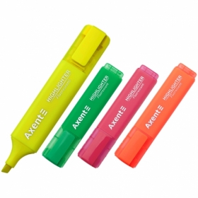 Маркер Highlighter, 1-5 мм клиноп., набір 4х неонових