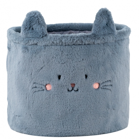 Корзина для хранения 3100 Cute Cat 30х25 см, плюшевая - №3