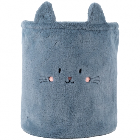 Корзина для хранения 3100 Cute Cat 30х35 см, плюшевая - №3