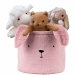 Корзина для хранения 3100 Lovely Rabbit 30х25 см, плюшевая - №6