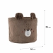 Корзина для хранения 3100 Sweet Bear 30х25 см, плюшевая - №2