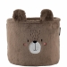 Корзина для хранения 3100 Sweet Bear 30х25 см, плюшевая - №3