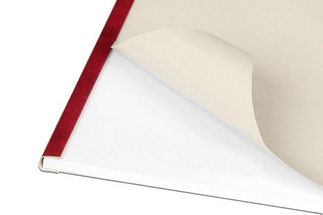Термообложка отрывная Spine Cover, A4, 60 бордовая - №1