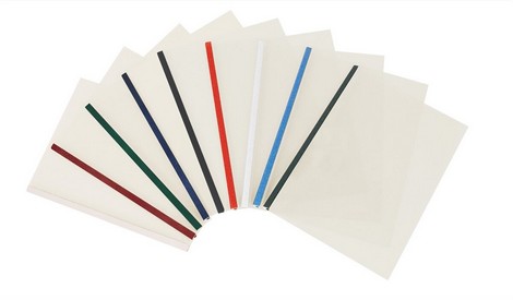 Термообложка отрывная Spine Cover, A4, 60 бордовая - №5