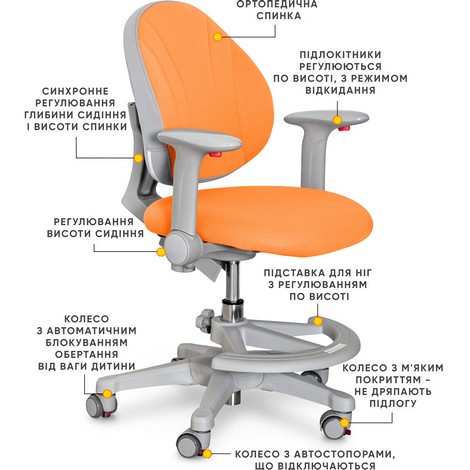 Детское кресло Evo-kids Mio OR - №2