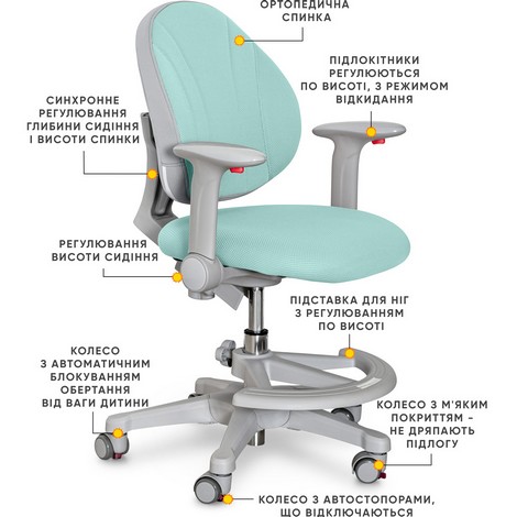 Детское кресло Evo-kids Mio-KZ - №2