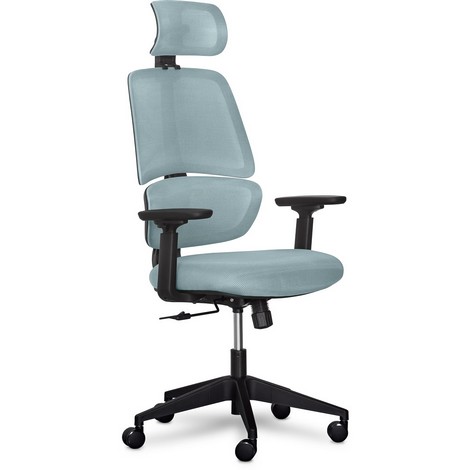 Кресло Mealux Leo Air Grey / Blue - №1