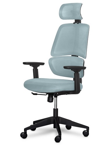 Кресло Mealux Leo Air Grey / Blue - №9