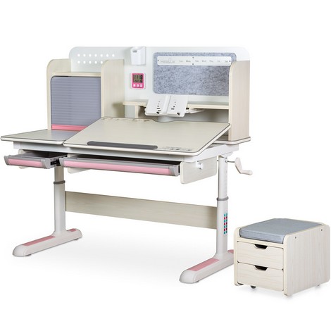 Детский стол Mealux Winnipeg Multicolor Plus MG Pink - №3