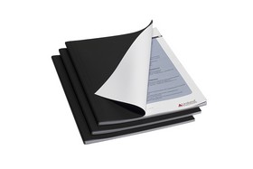 Термообкладинка м'яка Soft Cover, A4, 40, чорна