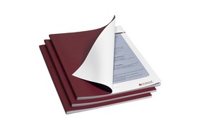 Термообкладинка м'яка Soft Cover, A4, 40, бордова