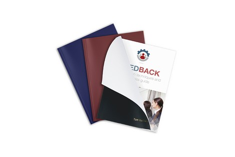 Термообложка мягкая Soft Cover, A4, 40, бордовая - №3
