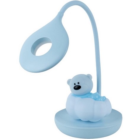 Настольная LED лампа с аккумулятором Cloudy Bear Kite, голубой - №3