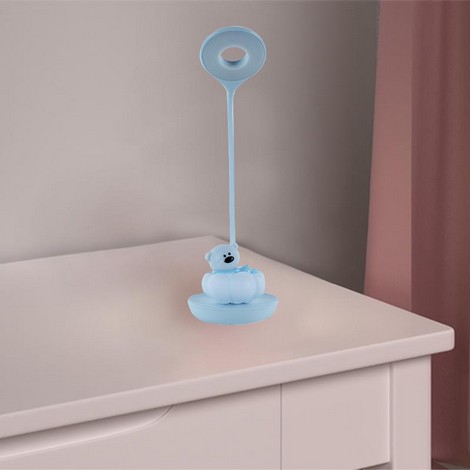 Настольная LED лампа с аккумулятором Cloudy Bear Kite, голубой - №6