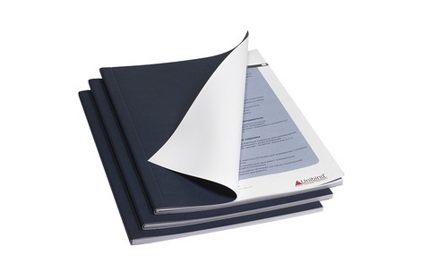 Термообложка мягкая Soft Cover, A4, 40, темно-синяя - №1