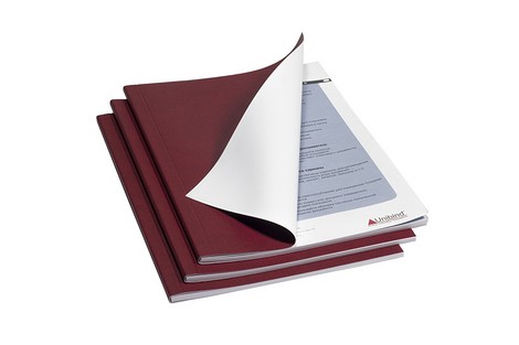 Термообложка мягкая Soft Cover, A4, 60, бордовая - №1