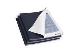 Термообкладинка м'яка Soft Cover, A4, 80, темно-синя