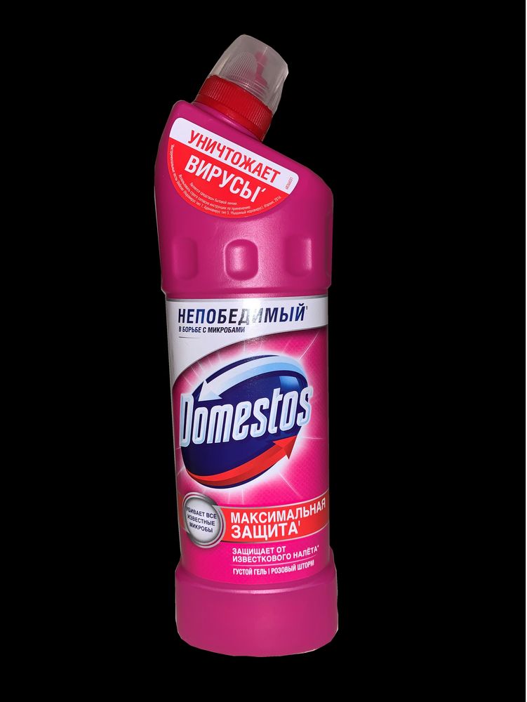 Засіб для чищення туалету DOMESTOS Рожевий Шторм, 1 л