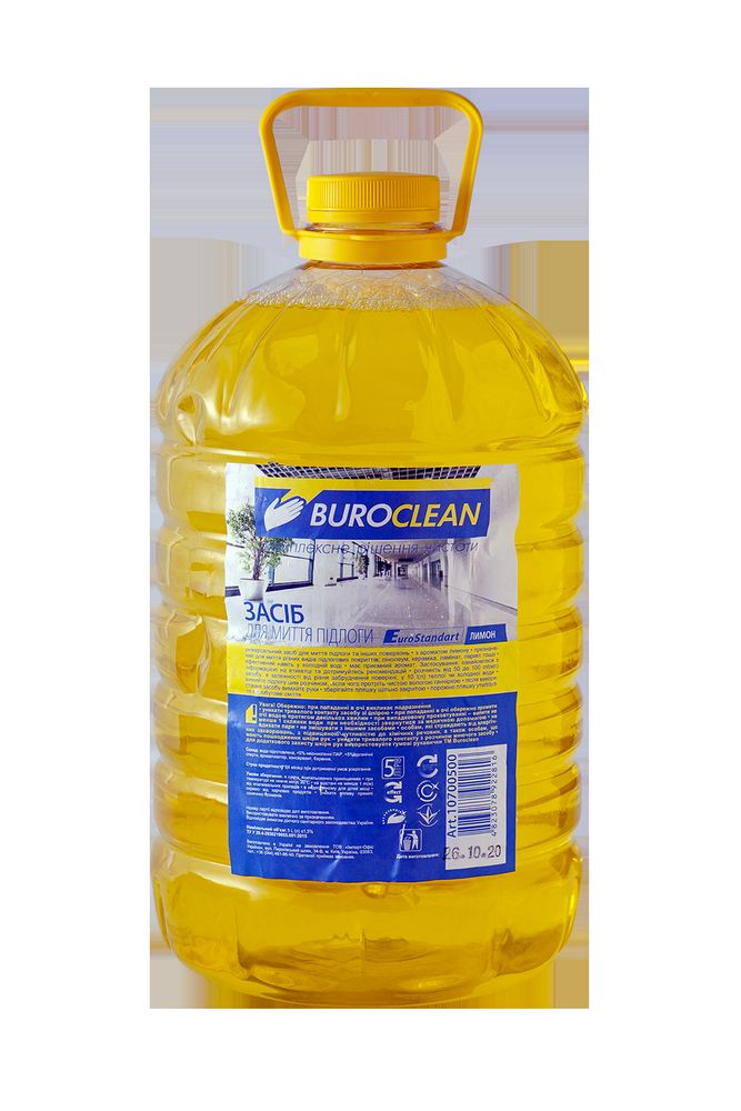 Засіб для миття підлог BuroClean EuroStandart ЛИМОН, 5 л