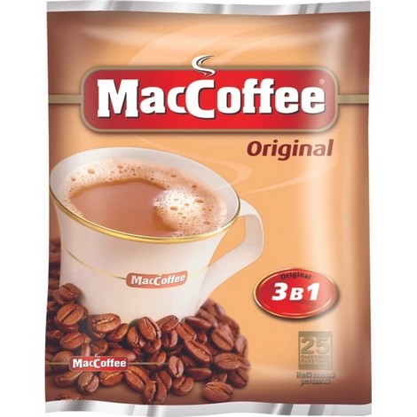 Напиток кофейный растворимый МacCoffee 3 в 1 Original 20г - №1