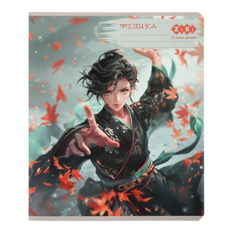 Тетрадь ученическая общая ANIME, 48л., клетка, физика, конгрев. тисн. + УФ лак, KIDS LINE - №1
