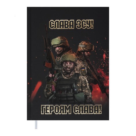 Ежедневник недат. HEROES, A5, черно-бордовый - №1