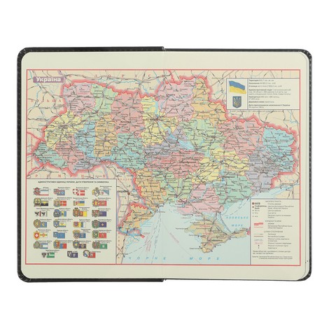 Ежедневник недат. SALERNO, A6, черный, искусственная кожа - №8
