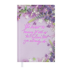 Ежедневник недат. PRETTY, A6, фиолетовый