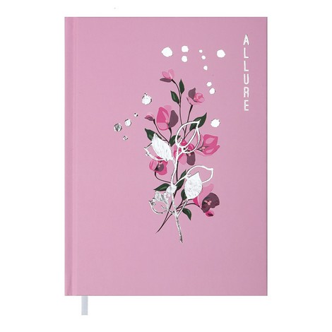 Ежедневник недат. ALLURE, A5, розовый - №1