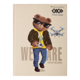 Блокнот PATRIOT "ANIMALS", А-5, 64 л., соч. обкл., мат. лам.+лак, KIDS Line, бежевый