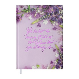 Ежедневник недат. PRETTY, A5, фиолетовый