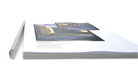 Термообложка отрывная Spine Cover, A4, 40, алюминий - №4
