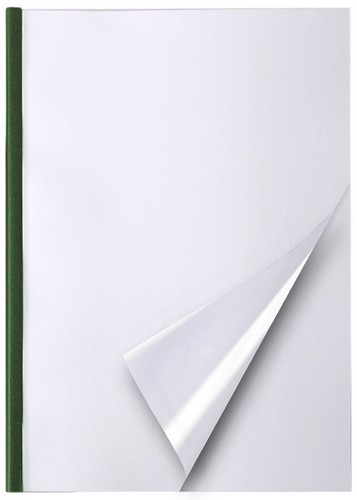Термообложка пластиковая Plus Flex Cover, A4, 60, темно-зеленая - №2