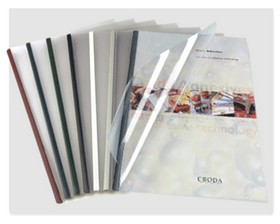 Термообкладинка пластикова Crystal Flex Cover, A4,15 чорна
