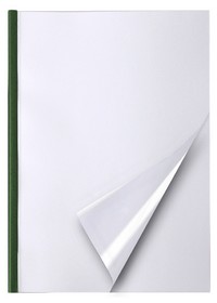 Термообкладинка пластикова Crystal Flex Cover, A4, 120 темно-зелений
