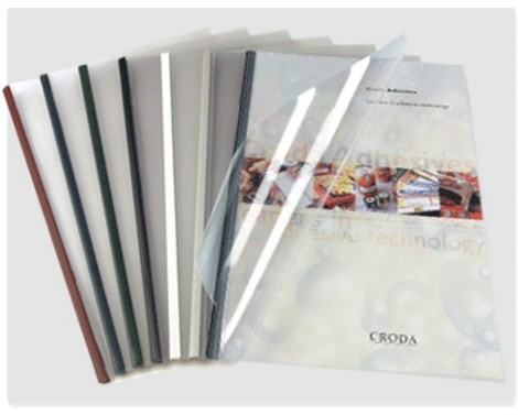 Термообложка пластиковая Crystal Flex Cover, A4, 160, темно-синяя - №2