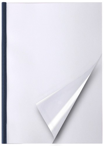 Термообложка пластиковая Crystal Flex Cover, A4, 40, темно-синяя - №2