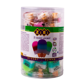 Гумка прямокутна ICE CREAM, 26х57х13мм, KIDS Line