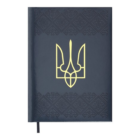 Ежедневник датов. 2025 HERALDRY, A5, кобальтовый, искусственная кожа/поролон - №1