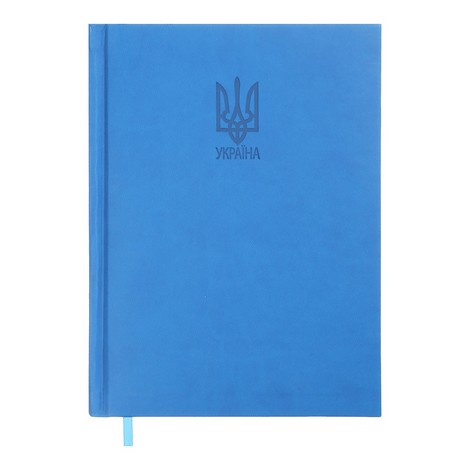 Ежедневник датов. 2025 HERALDRY, A5, светло-синий, иск.кожа/поролон - №1