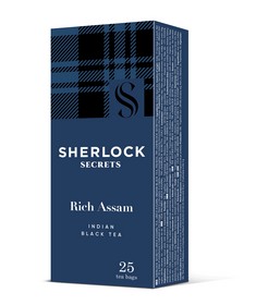 Чай чорний 2г*25, пакет, "Rich Assam", Sherlock Secrets